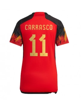 Belgien Yannick Carrasco #11 Replika Hemmakläder Dam VM 2022 Kortärmad